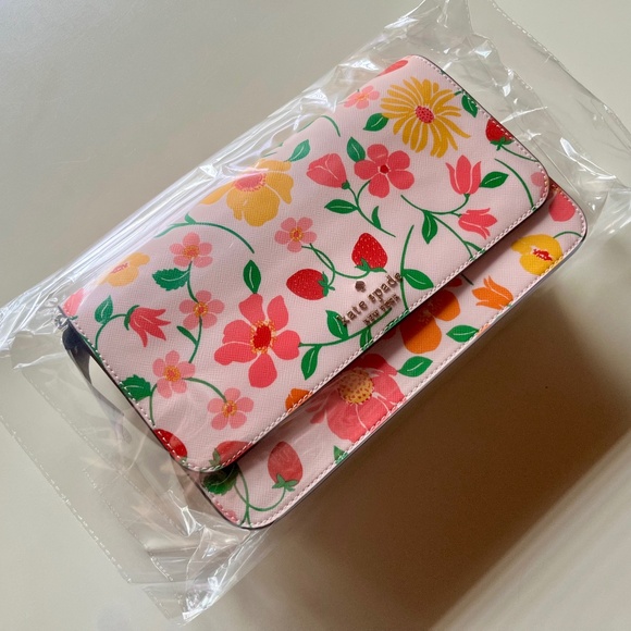 Madison Strawberry Garden Crossbody | Kate Spade - Picture 4 of 7